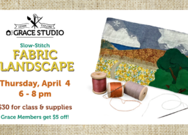 Grace Studio: Simple Stitching Texas Landscape