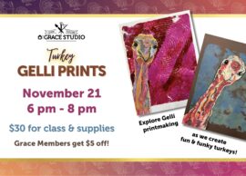 Grace Studio: Turkey Gelli Print