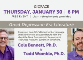 Guest Speakers: Great Depression Era Literature